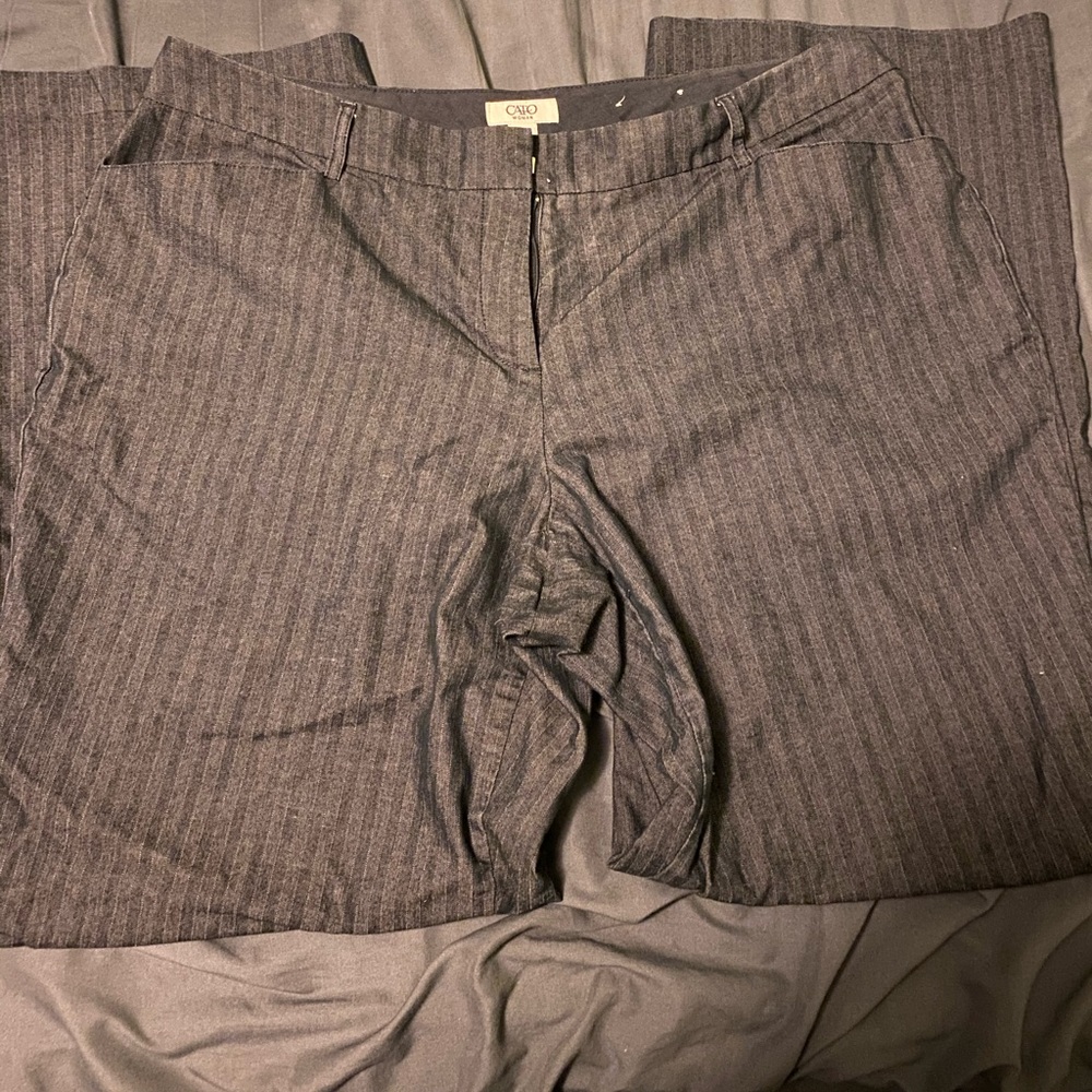 Cato Pinstriped Pants
